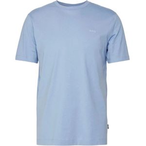 Boss, T-Shirts Blauw, Heren, Maat:XL