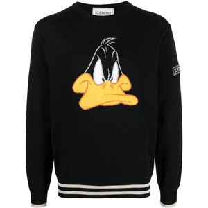 Iceberg, Sweatshirts Zwart, Heren, Maat:M