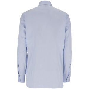 Barba, Overhemden, Heren, Blauw, 4Xl, Stijlvolle Neck Shirt Collectie