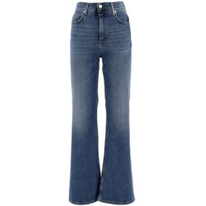 Panicale, Flared Jeans Blauw, Dames, Maat:XS