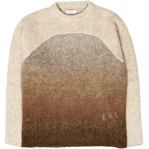 Erl, Truien, Heren, Bruin, M, Regenboog Gradient Sweater