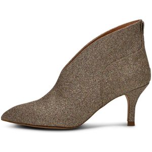 Shoe the Bear, Schoenen, Dames, Bruin, 37 EU, Leer, Glitter Low Cut Bootie - Multi