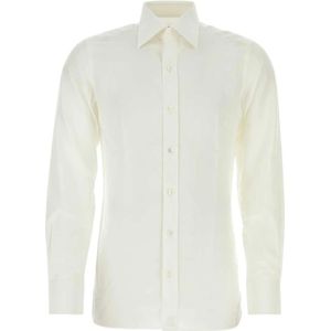 Tom Ford, Overhemden, Heren, Wit, L, Casual Shirts