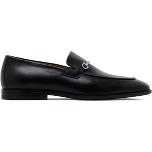 Salvatore Ferragamo, Loafers Zwart, Heren, Maat:41 EU