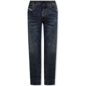 Diesel, Jeans, Heren, Blauw, W36, 2030 D-Krooley jeans