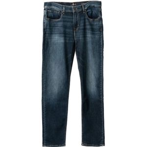 7 For All Mankind, Slimmy Tapered Fit Jeans Blauw, Heren, Maat:S