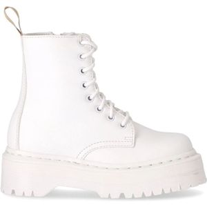 Dr. Martens, Schoenen, Dames, Wit, 39 EU, Leer, Veterschoenen