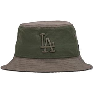 New Era, MLB Multi Texture Tapered Bucket Hat Groen, Heren, Maat:L