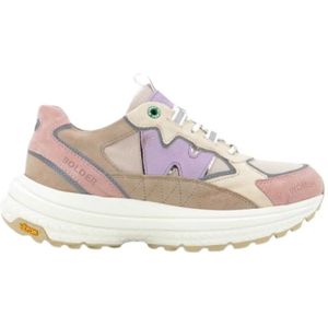 Womsh, Schoenen, Dames, Veelkleurig, 37 EU, Suède, Sneakers