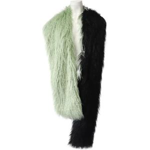 Dries van Noten Pre-owned, Pre-owned Faux Fur scarves Zwart, unisex, Maat:ONE Size