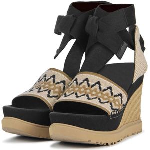 Ugg, Schoenen, Dames, Zwart, 37 EU, Zwarte Sandalen