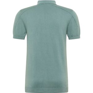 Blue Industry, Tops, Heren, Groen, L, Katoen, Groene poloshirt met korte mouwen