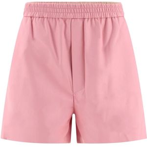 Nanushka, Korte broeken, Dames, Roze, S, Stijlvolle Brenna Shorts voor Vrouwen