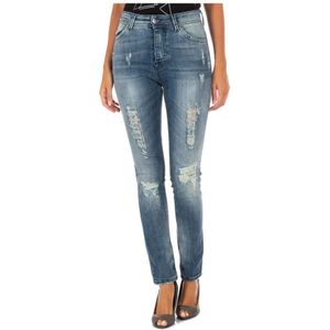 Met, Jeans, Dames, Blauw, W25, Denim, Blauwe Denim Jeans