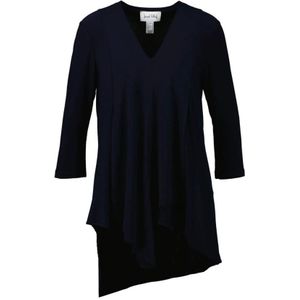 Joseph Ribkoff, Elegante Navy Blue Top Blauw, Dames, Maat:M