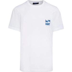 Kiton, Tops, Heren, Wit, XL, Katoen, Luxe Katoenen Wit T-Shirt