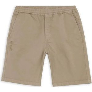 Iuter, Korte broeken, Heren, Beige, XL, Katoen, Beige Jogger-Style Casual Shorts