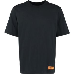 Heron Preston, Tops, Heren, Veelkleurig, M, Katoen, Set van drie katoenen T-shirts met ribbelhals