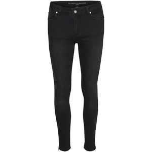 My Essential Wardrobe, Jeans, Dames, Zwart, W35 L28, Katoen, De Celina Slim -jeans