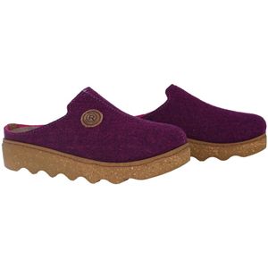 Rohde, Schoenen, Dames, Paars, 40 EU, Paarse Dames Huisslipper - Warm Gevoerd