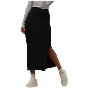 My Essential Wardrobe, Rokken, Dames, Zwart, 2Xl, Zwarte Gebreide Rok voor Stijlvolle Vrouwen