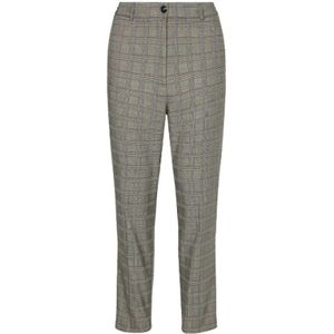 Tommy Hilfiger, Prince of Wales geruite broek Zwart, Dames, Maat:M