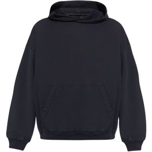 Balenciaga, Sweatshirts & Hoodies, Heren, Zwart, S, Katoen, Oversized hoodie