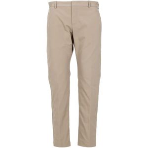 PT Torino, Broeken, Heren, Beige, 2Xl, Katoen, Katoenen broek met knoop- en ritssluiting