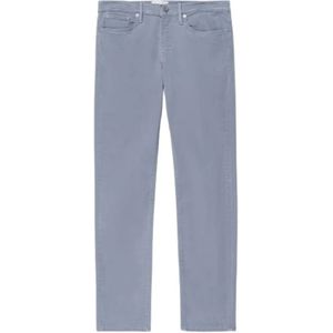 Frame, Jeans, Heren, Blauw, W31, Slim-fit Geborsteld Twill Broek