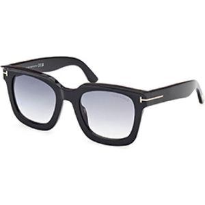 Tom Ford, Accessoires, unisex, Zwart, M, Zwarte vierkante zonnebril