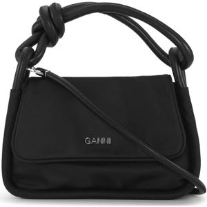 Ganni, Tassen, Dames, Zwart, ONE Size, Shoulder Bags