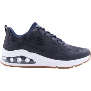 Skechers, Schoenen, Heren, Blauw, 42 EU, Stijlvolle Heren Sneaker Verhoog Spel