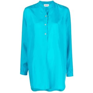 P.a.r.o.s.h., Blouses & Shirts, Dames, Blauw, S, Tunics