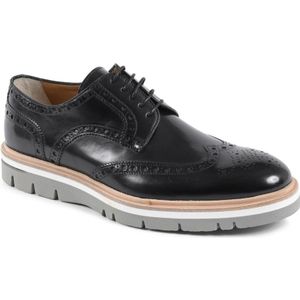 Dee Ocleppo, Schoenen, Heren, Zwart, 40 EU, Leer, Zwarte Leren Brogue Schoenen