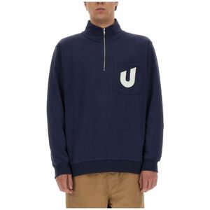 Umbro, Sweatshirts & Hoodies, Heren, Blauw, XL, Katoen, Sweatshirts