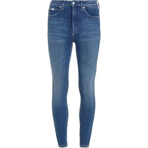 Calvin Klein Jeans, Jeans, Dames, Blauw, W29 L30, Denim, Hoge Taille Skinny Jeans