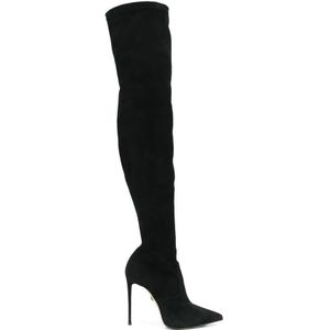 Le Silla, Schoenen, Dames, Zwart, 38 1/2 EU, Leer, High Boots