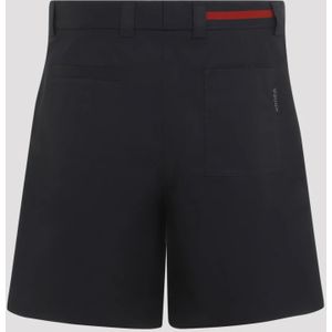 Gucci, Korte broeken, Heren, Zwart, M, Katoen, Ink Short Pant voor Mannen