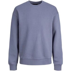 Jack & Jones, Sweatshirts & Hoodies, Heren, Blauw, 2Xl, Klassieke Sweatshirt Upgrade