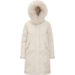 Woolrich, Keystone Parka Beige, Dames, Maat:M