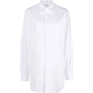 Maison Margiela, Blouses & Shirts, Dames, Wit, S, Katoen, Shirt