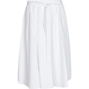 Prada, Upgrade je garderobe met deze prachtige witte midi-rok Wit, Dames, Maat:M
