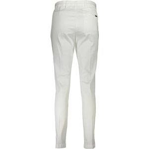 North Sails, Broeken, Dames, Wit, L, Katoen, Witte Katoenen Slim-Fit Jeans Broek