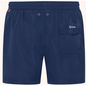 Kiton, Badkleding, Heren, Blauw, L, Polyester, Blauwe Polyester Swim Boxer Shorts