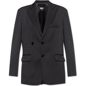 MM6 Maison Margiela, Blazers Zwart, Dames, Maat:2XS