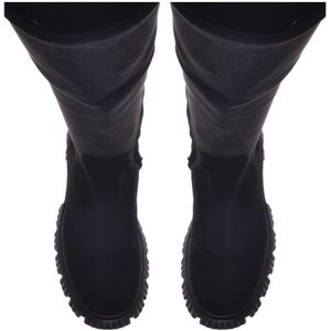 Baldinini, Schoenen, Dames, Zwart, 37 1/2 EU, Leer, Boots in black eco-leather and suede