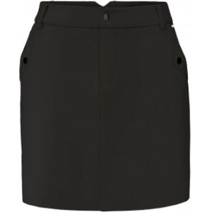 Ivi, Korte Zwarte Jersey Rok Zwart, Dames, Maat:XS