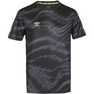 Umbro, Tops, Heren, Zwart, L, Polyester, Sportswear Polyester T-shirt