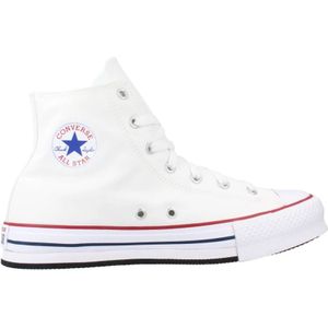 Converse, Schoenen, Heren, Wit, 35 1/2 EU, Verhoogde Hi-Top Sneakers