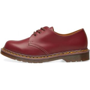 Dr. Martens, Vintage 1461 Made In England Oxblood Leren Schoen Rood, Heren, Maat:38 EU